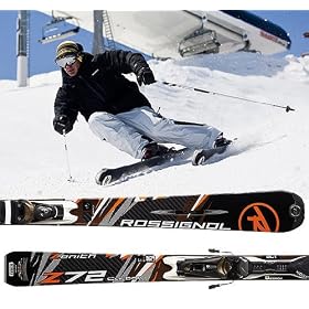 Rossignol Zenith Z72 Carbon Skis & Axium 110 Bindings - size 162