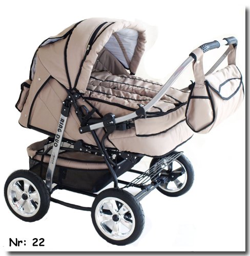 Adbor Zwillingskinderwagen RING DUO Farbe 22