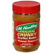 I.M. Healthy Soy Nut Butter, Original Chunky, 15-Ounce Plastic Jars (Pack of 6)