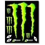 One Industries Monster Energy Decal Sheet - --/--