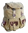 Military Inspired Backpack Canvas Day Pack Khaki Green