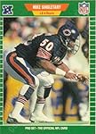 1989 Mike Singletary Football Card #50 Chicago Bears