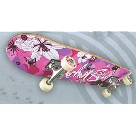 Urban Beach Pro Maple Deck Skateboard - Flower Chick