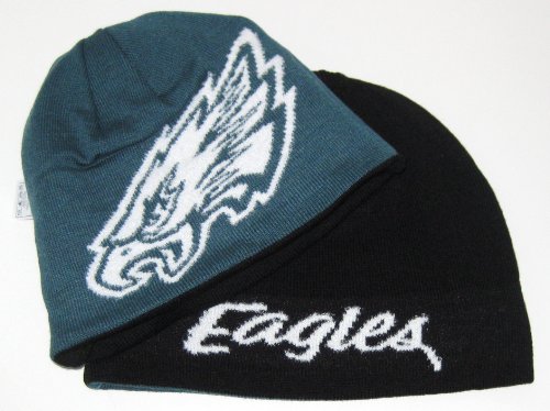 Philadelphia Eagles NFL Women's Reebok Team Apparel Reversible Knit Beanie Hat