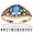 PalmBeach Jewelry Sim. Birthstone Antiqued Ring- May- Simulated Emerald