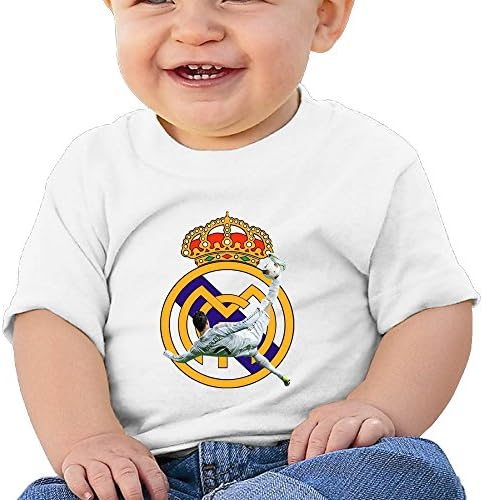 HZERUI Infants &amp;Toddlers Baby's Real Madrid CF Cristiano Ronaldo #7 T-Shirt White 24 Months For 6-24 Months.