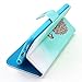Deego PU Leather Magnet Flip Case with Kickstand and Card Holder for iPhone 6 (4.7-Inch) - Balloon and House Pattern