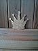 Gold Glitter Crown Die Cuts - paper crowns - princess decorations - prince decor - party supplies