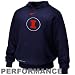 Nike Illinois Fighting Illini Youth Navy Blue Basic Logo Performance Pullover Hoody Sweatshirt (Large)