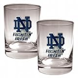 NCAA Notre Dame Fighting Irish Two Piece Rocks Glass Set