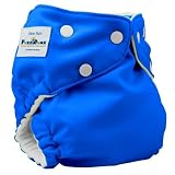 FuzziBunz One Size Diaper, Blueberry, 10-45 Pounds