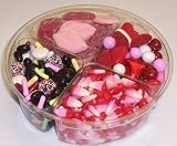 Scott's Cakes 4-Pack Cupid Corn, Smoochie Lips, Deluxe Valentine Mix, & Licorice Mix