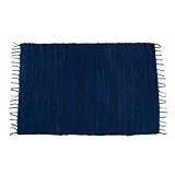 Cotton Rag Rug - Cobalt Blue (3x5')