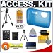 Olympus Blue Skin for Stylus 770 SW Digital Camera + Spare Li40B/Li-42B Battery + High Speed USB 2.0 xD-Picture Card Reader + Compact Travel Tripod + Accessory Kit