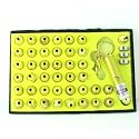 42 Head Laser Pointer Beam Keychain with Batteries