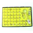 42 Head Laser Pointer Beam Keychain with Batteries