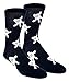 Disney Mickey Mouse Casual Crew Socks 2 Pair Blue/Red, Shoe Size 10-13