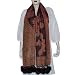 Rectangular Wool Scarf Clothes for Winter Handcrafted Gifts India Dress with Pom-Pom 28 x 72 inches