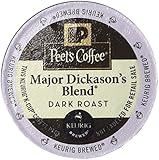 Peet's Major Dickason's Blend for Keurig K-Cup Brewers, Deep Roast 60 count.