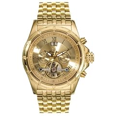 Burgmeister Royal Diamond Herren-Armbanduhr Automatik gold BM127-279
