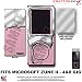 Zune 2 Skin Chrome Drip on Pink WraptorSkinz TM Kit fits Zune 2 (4&8gig player) by TuneTattooz TM