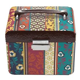 Fossil Gifts - Printed Medium Jewelry Box (Color: Stripe)