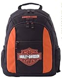 Harley-Davidson® Bar & Shield Day Back Pack. Orange/Black. BP1965S-O