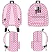 Jonas Brother Disney Movie Band Bag - Pink Pinstripes Logo Back Pack