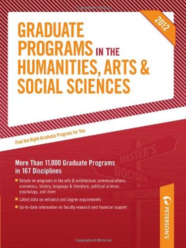 Graduate Programs in the Social Sciences)