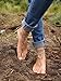 Sealike Handmade Crochet Barefoot Sandals Wedding Beach Jewelry Shoes Footless Sandles Foot Jewelry Summer Shoes with Stylus Khaki