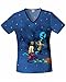 Tooniforms 6772CB Women's V-Neck Scrub Top