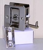 Ultra Hardware- Pocket Door Locks Privacy-Satin Nickle