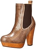 Bed Stu Women's Brahmin Chelsea Boot, Taupe Rustic/Natural Rustic, 9.5 M US