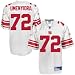Men`s New York Giants #72 Osi Umenyiora Road Replica Jersey - L