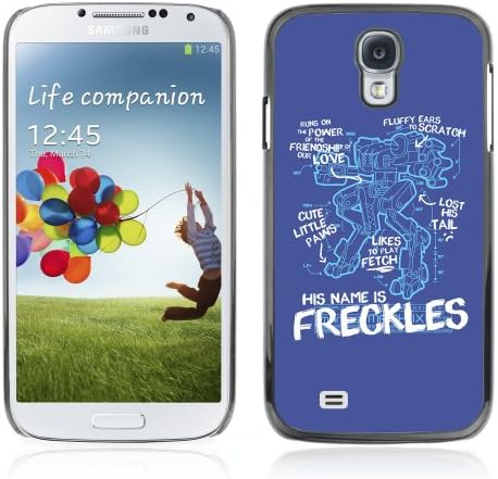 iKiki-Tech Hard Case Cover for Samsung Galaxy S4 - Freckles Funny Robot Illustration