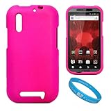 Hot Pink Protective Crystal Hard Case for Motorola Droid Bionic XT865 (Veri ....