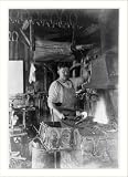 Historic Print (M): [Blacksmith making a horseshoe]