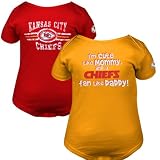 NFL Gerber Kansas City Chiefs Infant Red-Gold Just Like Daddy 2-Pack Creepers (3-6 Months)