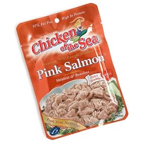 Chicken of the Sea Pink Salmon Skinless/Boneless Pouch, 2.6 Ounce (Pack of 12)