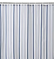Washed Stripe Shower Curtain