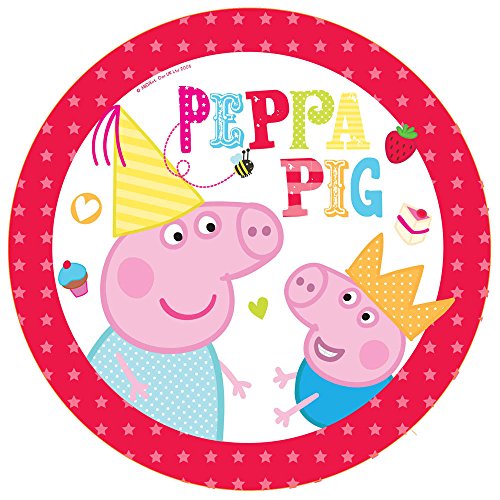 Peppa Pig Red Party Plates