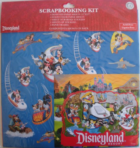 Disneyland Resort Scrapbook Kit w/ Pages & Stickers 