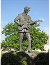 Home: BUDDY HOLLY STATUE GLOSSY POSTER PICTURE PHOTO monument rock and roll texas
