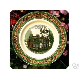 Ridgways Jonroth Stephen Collins Foster Plate My Old Kentucky Home