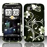 For T-Mobile HTC Sensation 4G Hard Shell Protector Case Cover - Blooming Wh ....