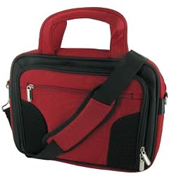Acer Aspire One AO751h-1273 11.6-Inch Netbook Carrying Case (Deluxe Bag - Red / Black)