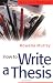 How to Write a Thesis