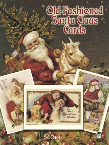 Old-Fashioned Santa Claus Cards: 24 Cards (Dover Postcards)