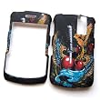 RIM BlackBerry Curve 8300 8310 8320 8330 Rubberized Snap On Protector Hard Case Image Cover "Love Is Victory" Design