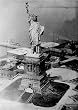 Statue of Liberty, Seen from an Army Plane, Early 1900s - 16x20-inch Photographic Print from the Library of Congress Collection